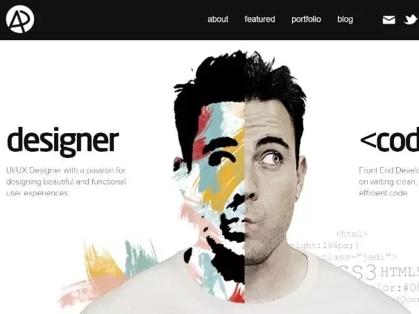 portfolio website template